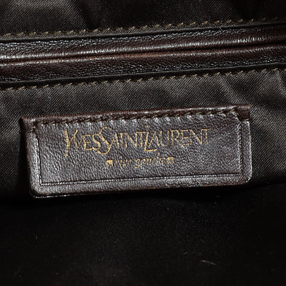 Saint Laurent Calfskin Oversized Muse Brown 8 of 9