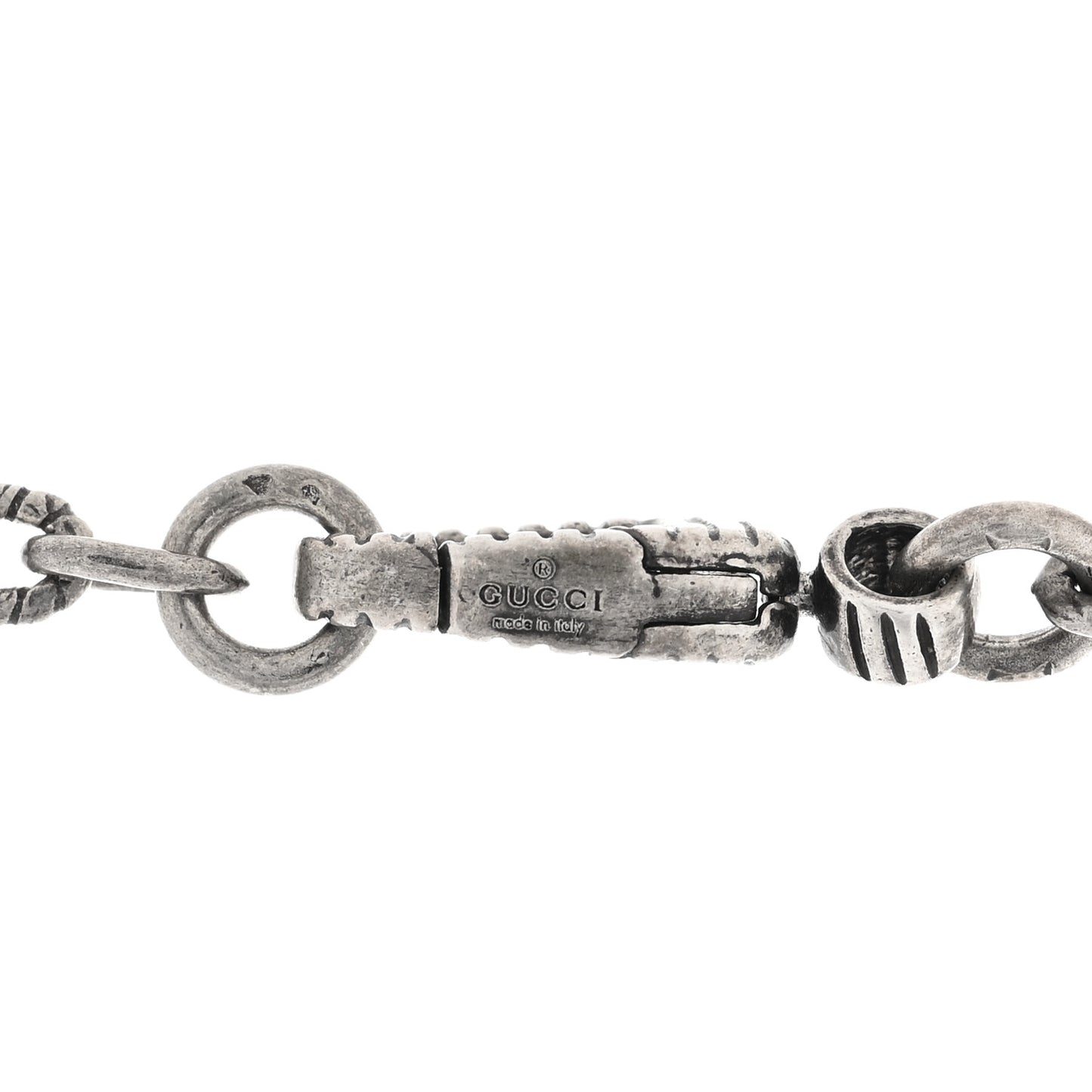 Sterling Silver Small Interlocking G Pendant Necklace