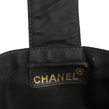 Chanel Nylon Button CC Tote Black 6 of 15