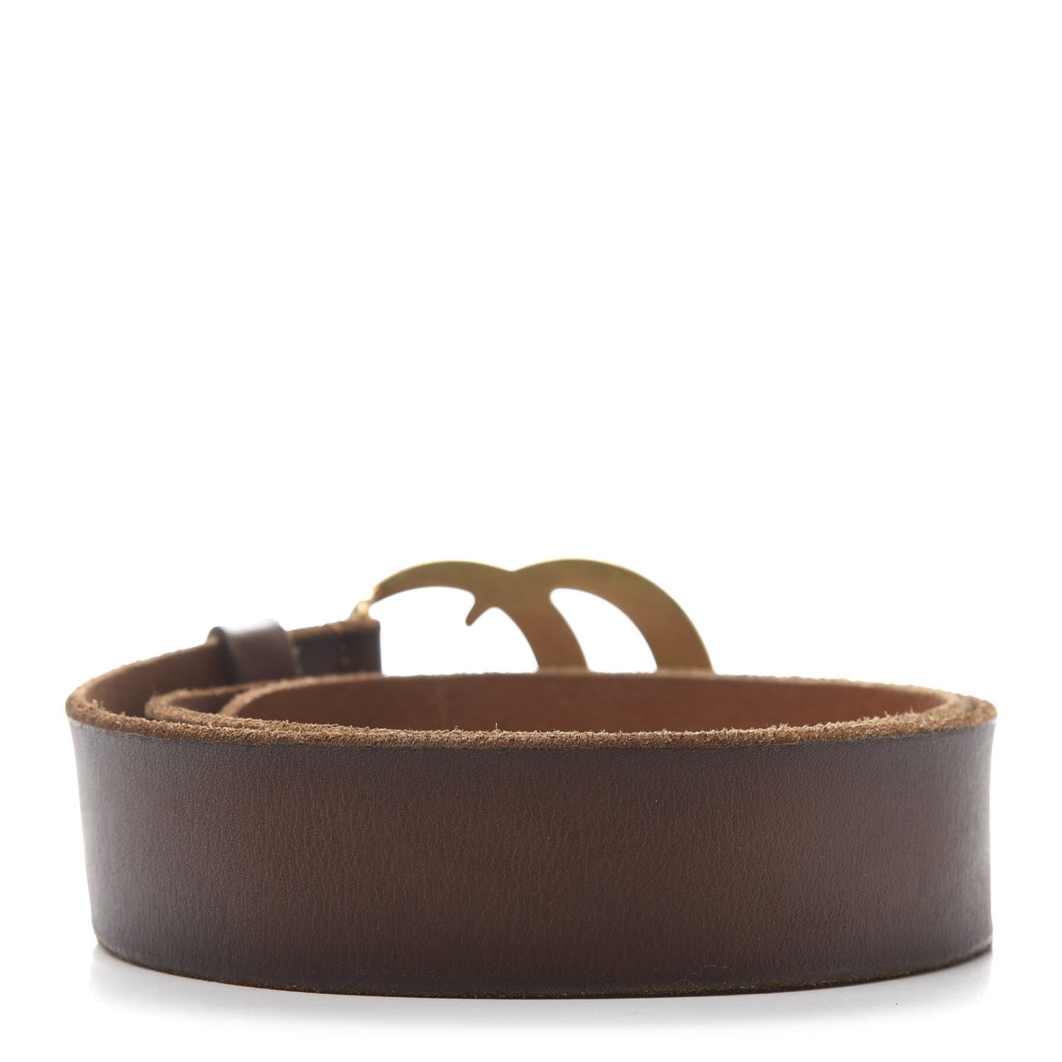 Gucci Faded Calfskin Double G 40mm Belt 80 32 Cuir 2 of 6