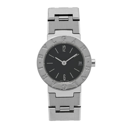Bulgari Stainless Steel 23mm Quartz Watch Black 1 of 4