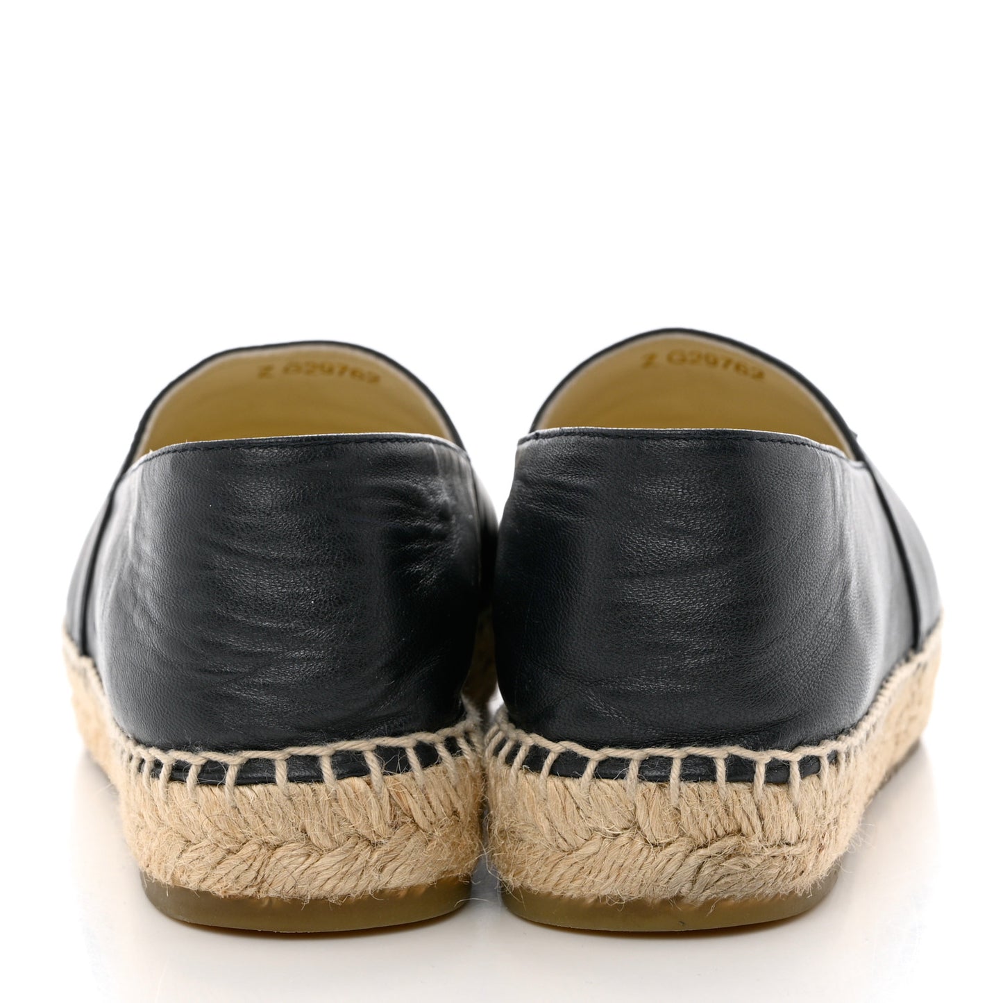 Lambskin CC Espadrilles 39 Dark Navy