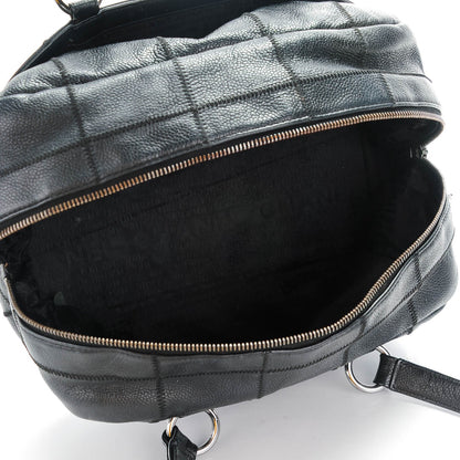 Chanel Caviar Square Stitched Shoulder Bag Black 5 of 7