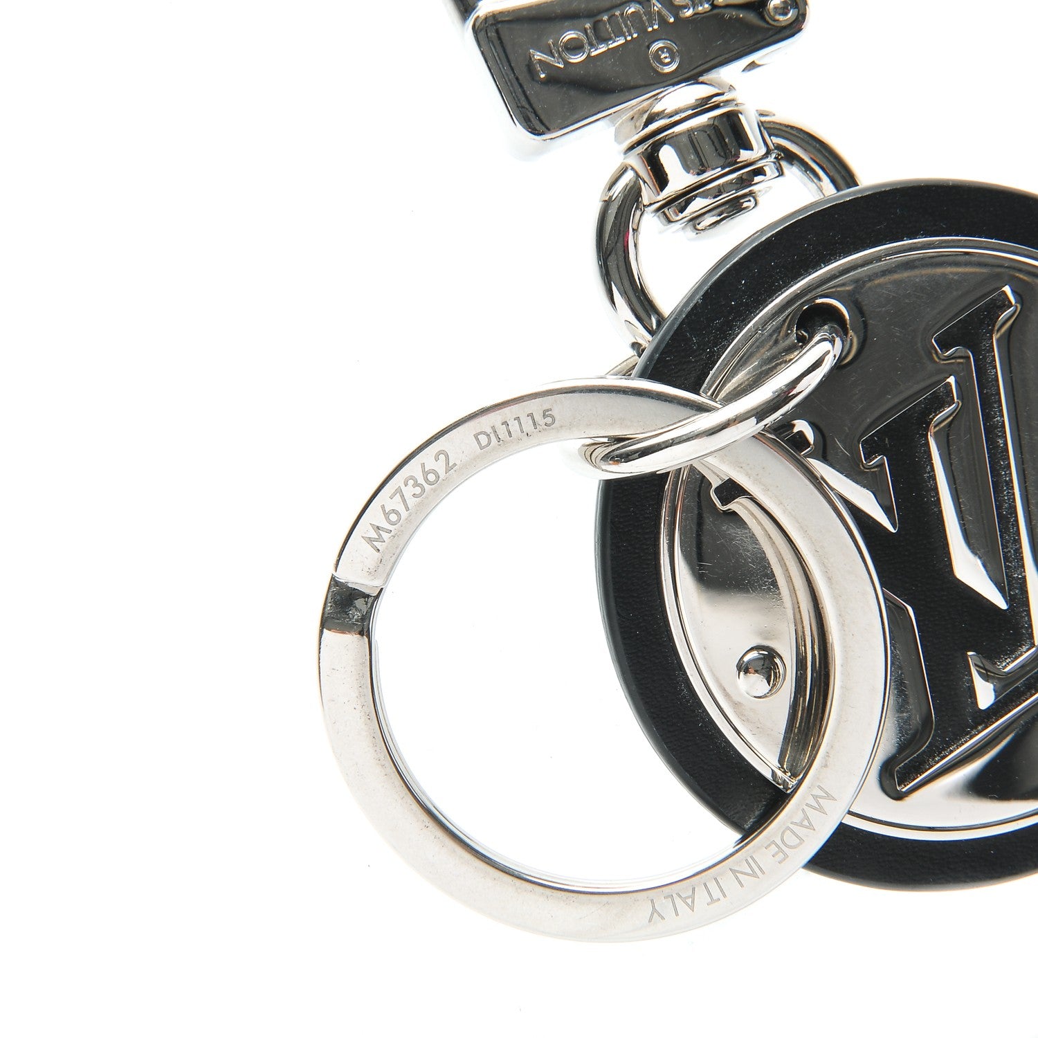Louis Vuitton LV Cut Circle Key Holder Silver 3 of 4