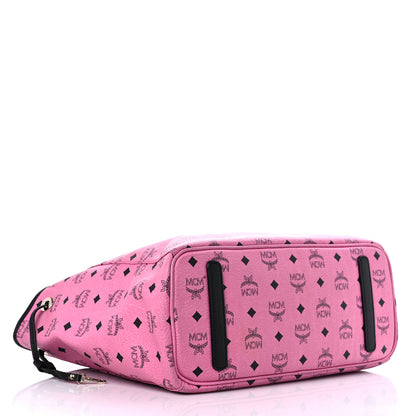 MCM Visetos Medium Liz Reversible Shopper Tote Pink 4 of 21