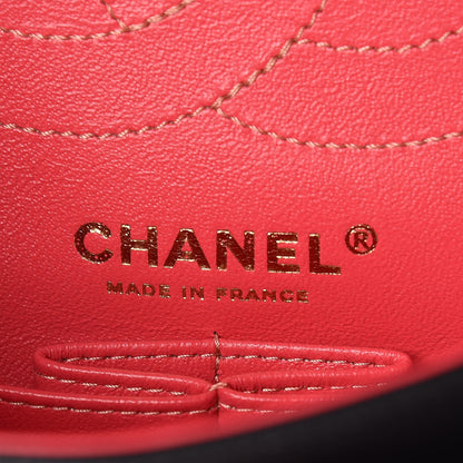 Chanel Sheepskin Chevron Quilted 2.55 Reissue 225 Flap Black 6 of 10