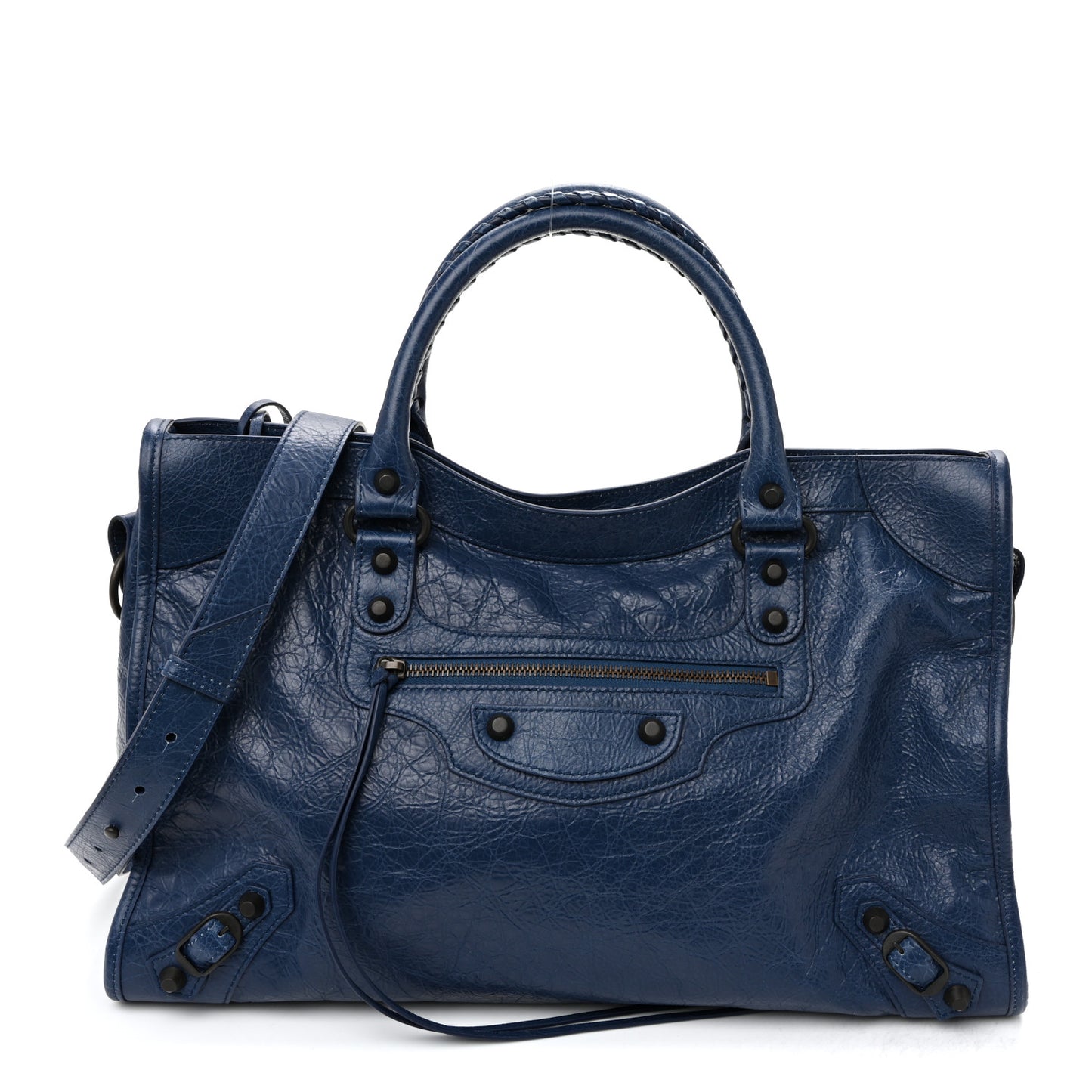 Arena Lambskin Classic Hardware Medium Le City  Mineral Blue