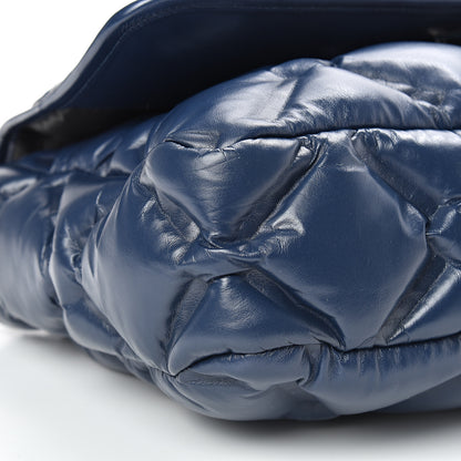Chanel Calfskin Quilted Large Chesterfield Flap Navy 9 of 16