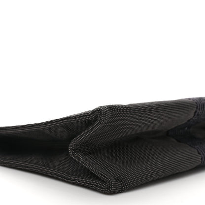 Hermes Canvas Herline Travel Cosmetic Pouch Grey 7 of 12