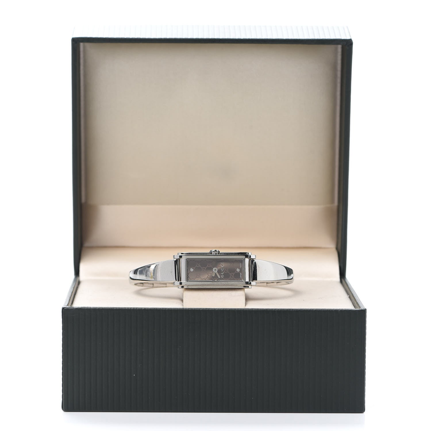 Gucci Stainless Steel 14mm 109 Horsebit Quartz Watch Brown 6 of 6