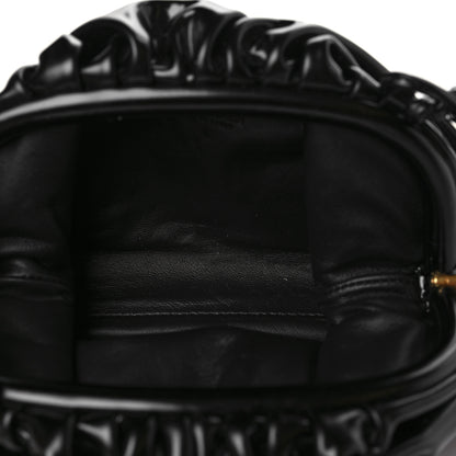 Bottega Veneta Brushed Calfskin The Mini Pouch Black 5 of 9