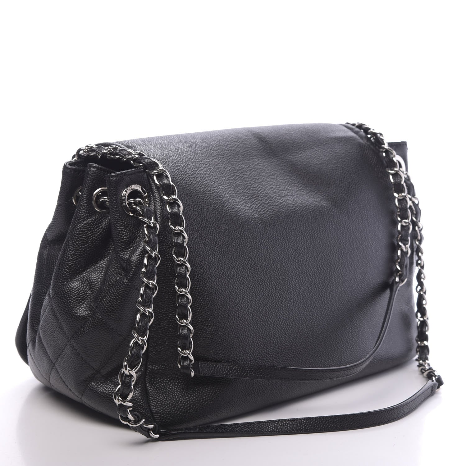 Chanel Caviar Timeless CC Accordion Flap Black 3 of 10