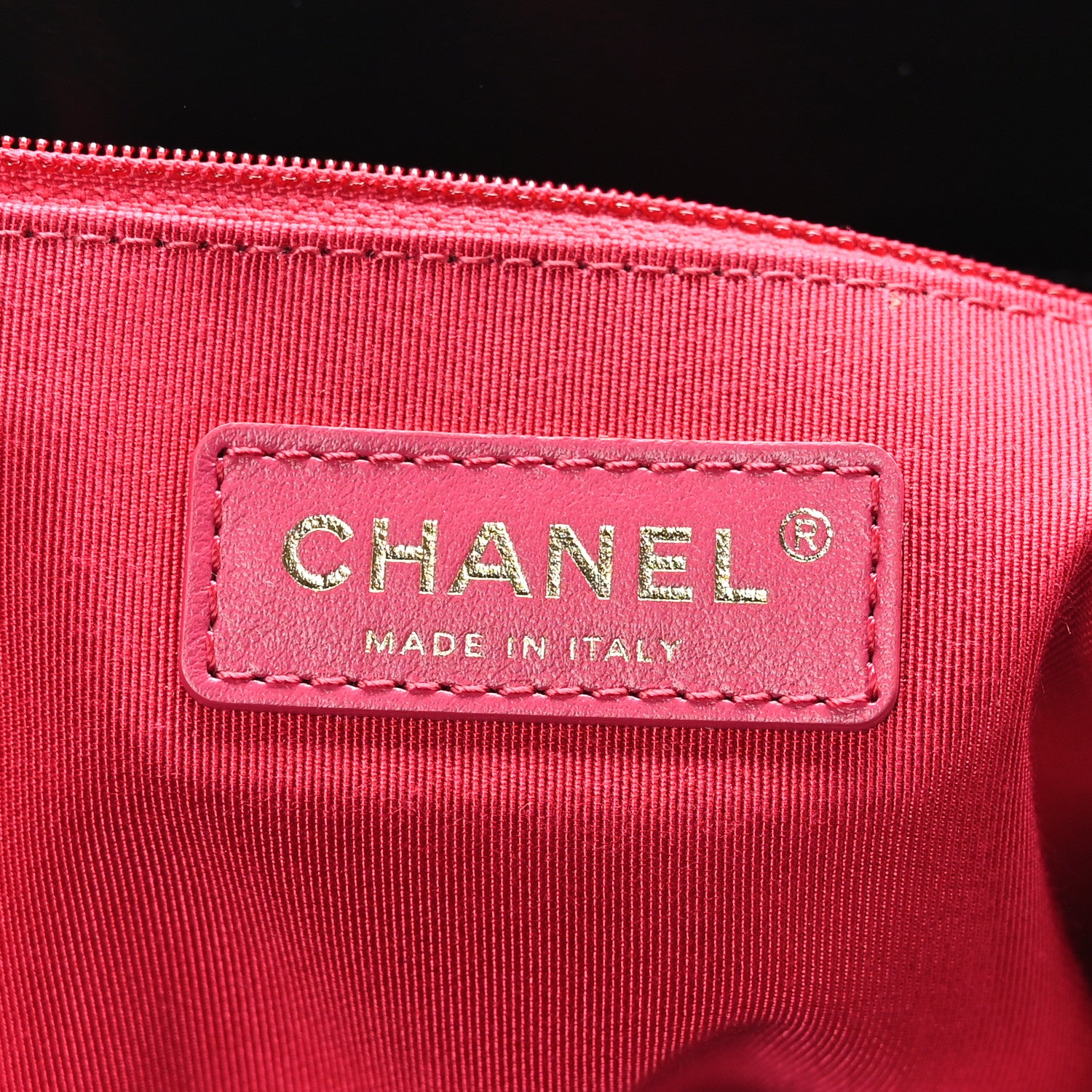 Chanel Shiny Aged Calfskin Quilted Large Shopping Bag Black 7 of 9
