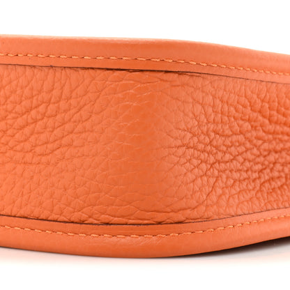 Hermes Taurillon Clemence Evelyne TPM Orange 7 of 9