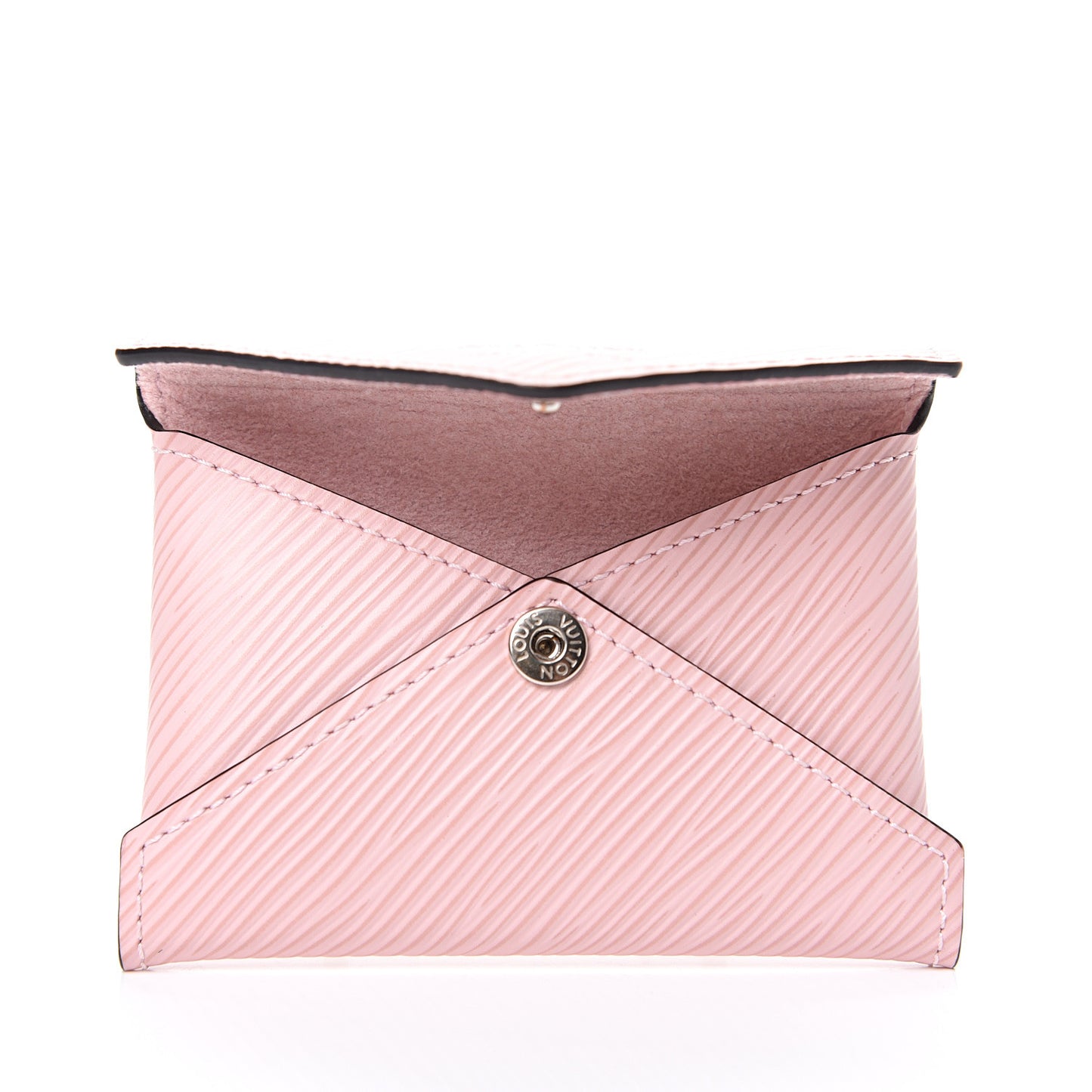 Epi Small Kirigami Pochette Insert Rose Ballerine