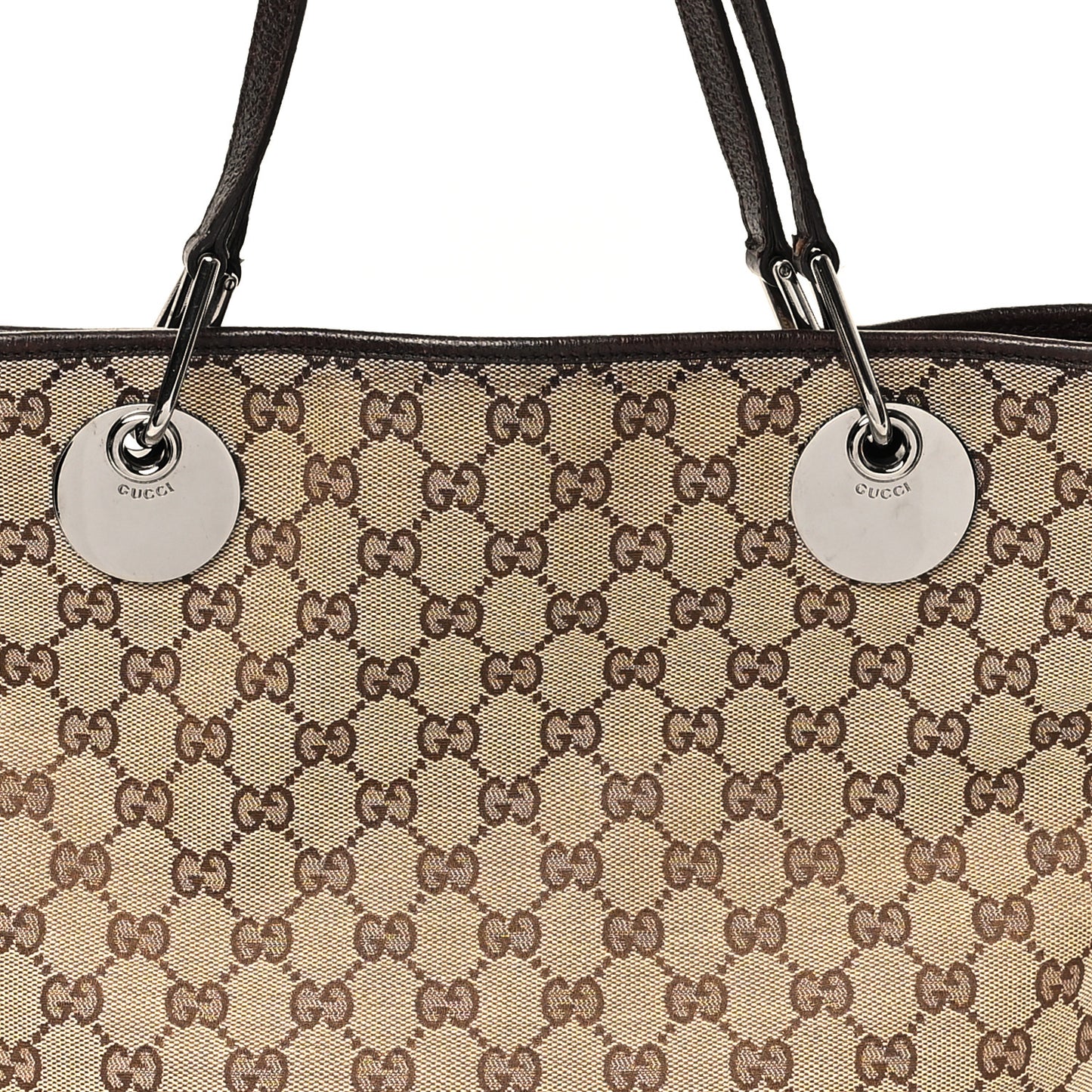Monogram Large Eclipse Tote  Brown