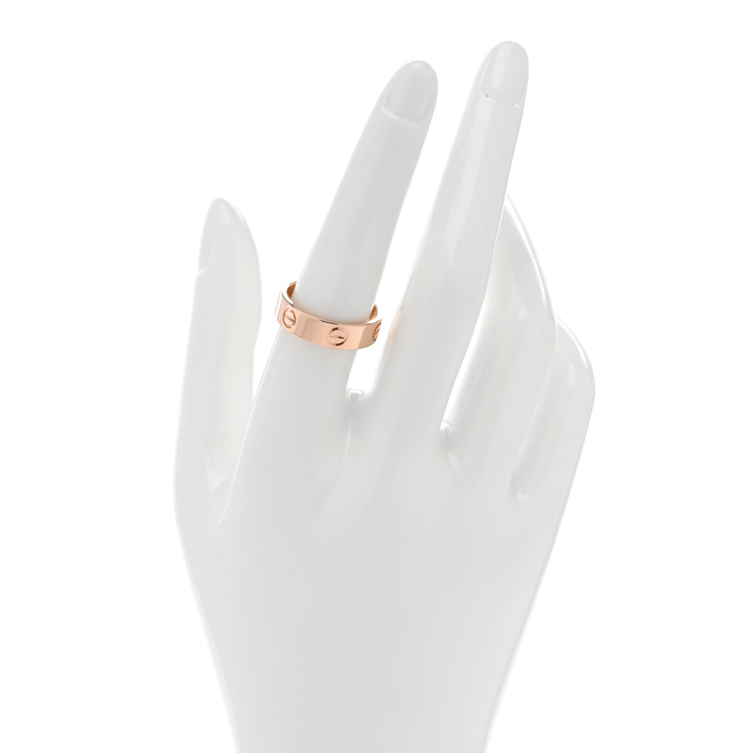 Cartier 18K Pink Gold 5.5mm LOVE Ring 57 8 2 of 5