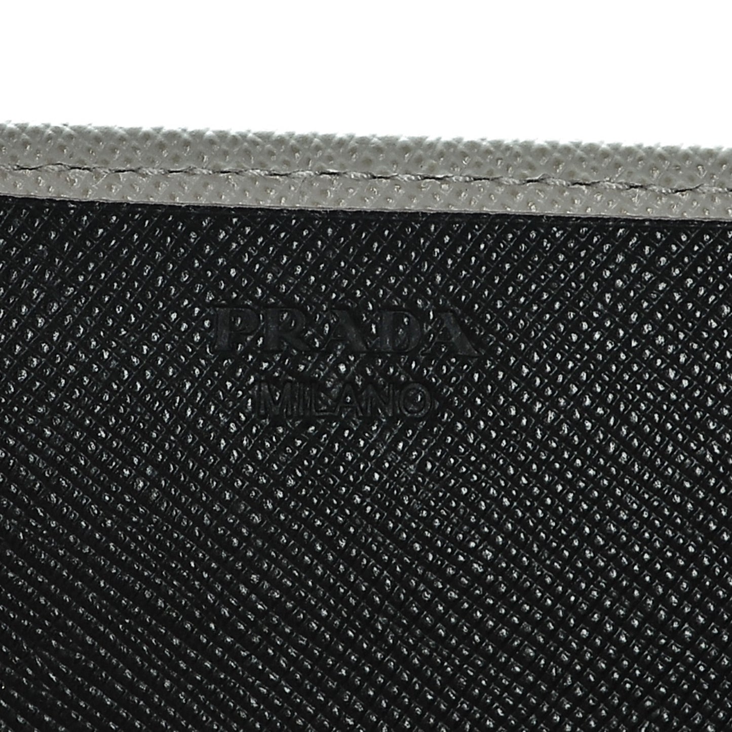 Saffiano Corner Continental Flap Wallet Talco Black