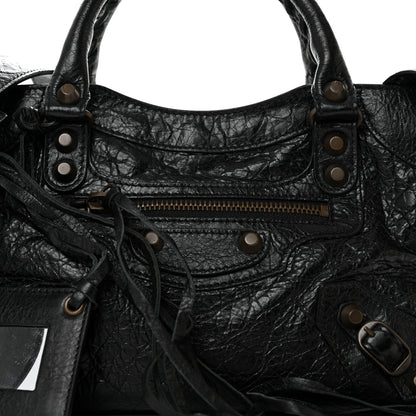 Balenciaga Agneau Classic Hardware Mini City Black 8 of 10