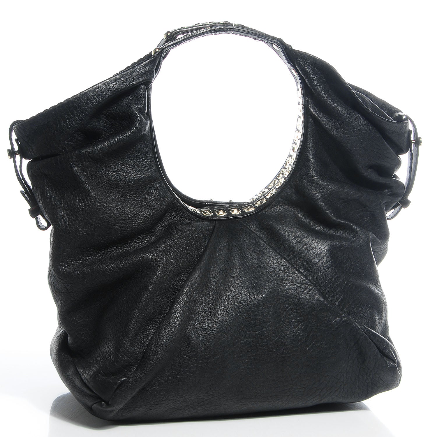 Jimmy Choo Grained Nappa Large Sylvia Bag Black 3 of 7