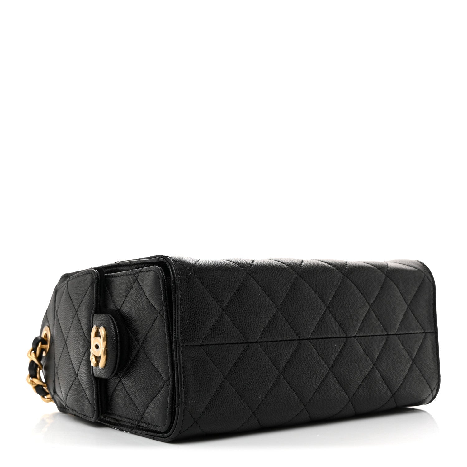 Chanel Caviar Quilted Mini Chanel 25 Handbag Black 4 of 10