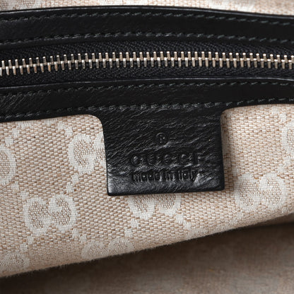 Gucci Calfskin Large Soft Stirrup Shoulder Bag Black 6 of 7