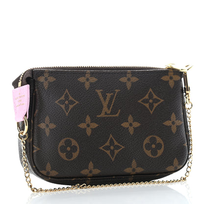 Louis Vuitton Monogram 2021 Christmas Animation Japanese Garden Mini Pochette Accessories Wisteria Pink 2 of 6