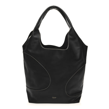 Salvatore Ferragamo Calfskin Cut Out Hobo Black 1 of 13