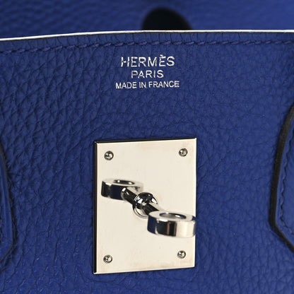 Hermes Togo BIRKIN 30 Bleu Electrique 6 of 12
