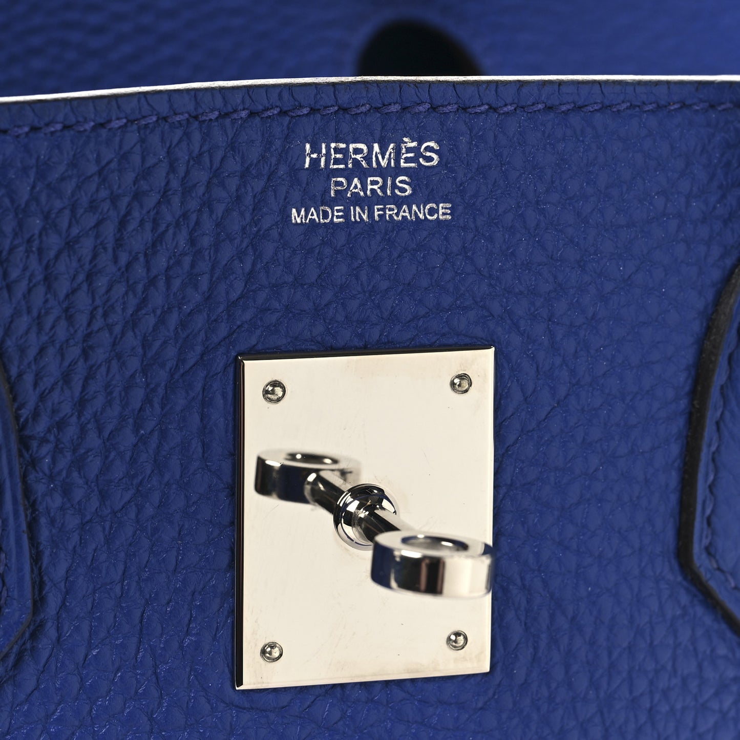 Togo BIRKIN 30 Bleu Electrique