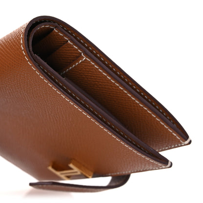 Hermes Epsom Bearn Compact Wallet Gold 9 of 12