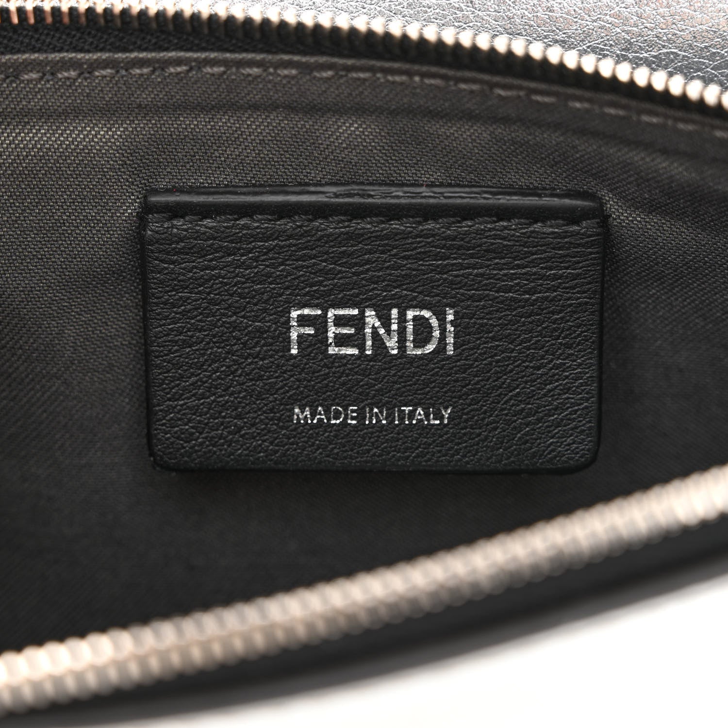 Fendi Vitello Catalan Mirror F is Fendi Medium Envelope Wallet on Chain Argento 6 of 13