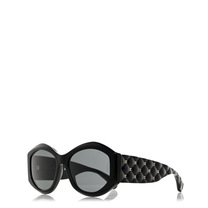 Chanel Acetate Quilted CC Sunglasses 5486 Black 1 of 8