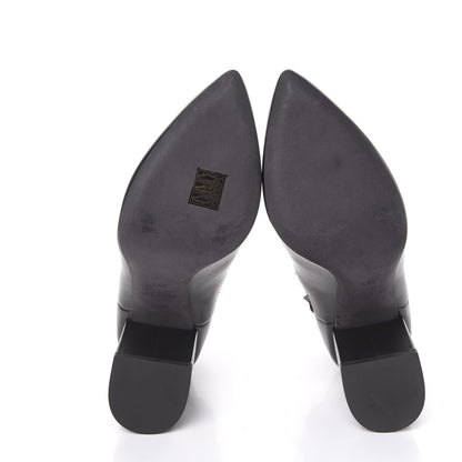 Valentino Garavani Calfskin Rockstud Chelsea 85mm Ankle Boots 39.5 Black 5 of 10