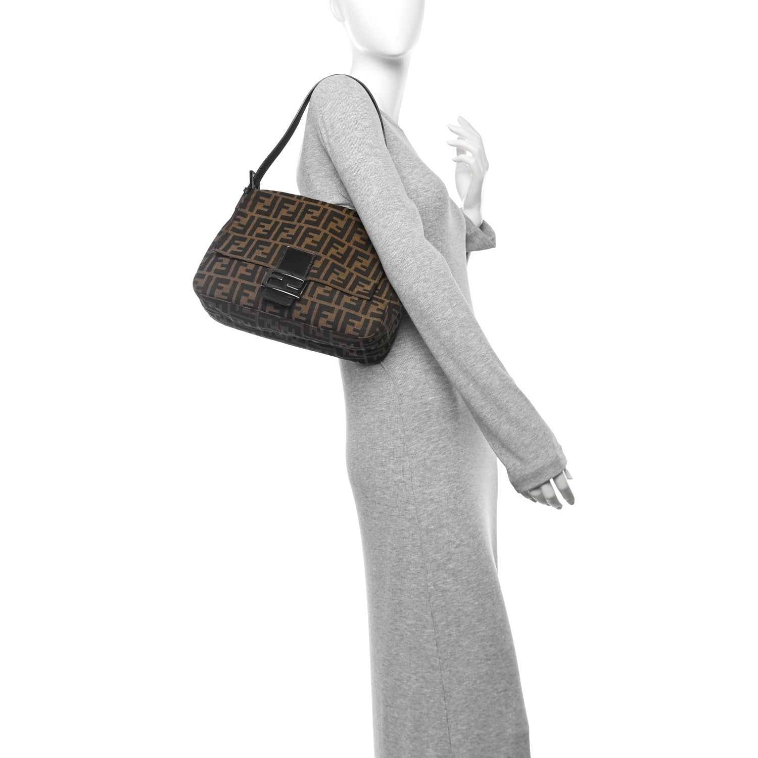 Fendi Zucca Mama Baguette Tobacco 2 of 11