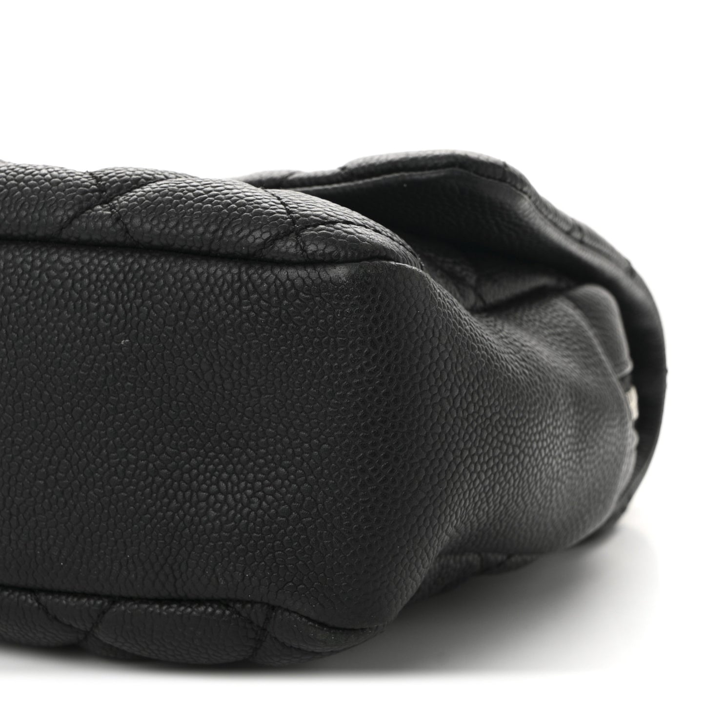 Caviar Quilted Jumbo Easy Flap Black