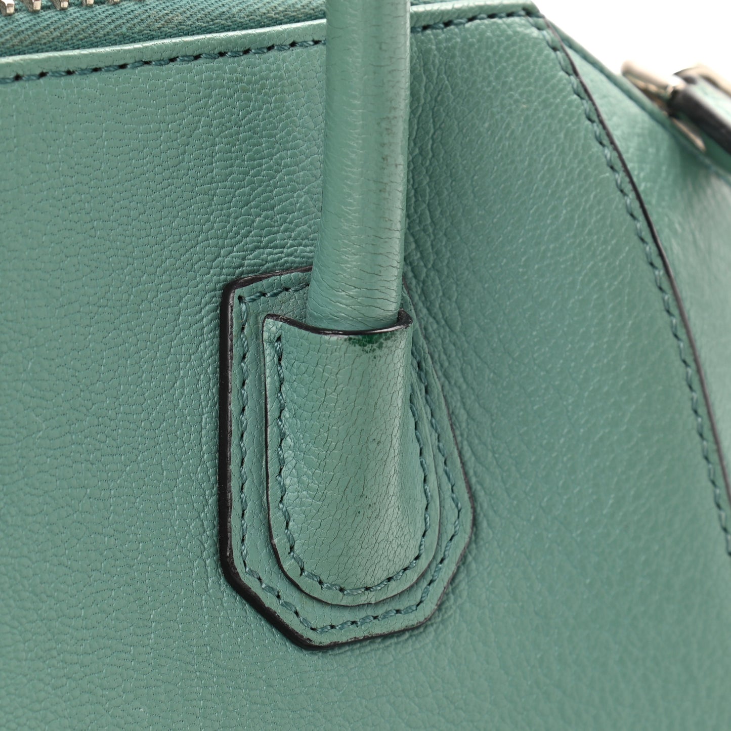 Sugar Goatskin Mini Antigona Aqua