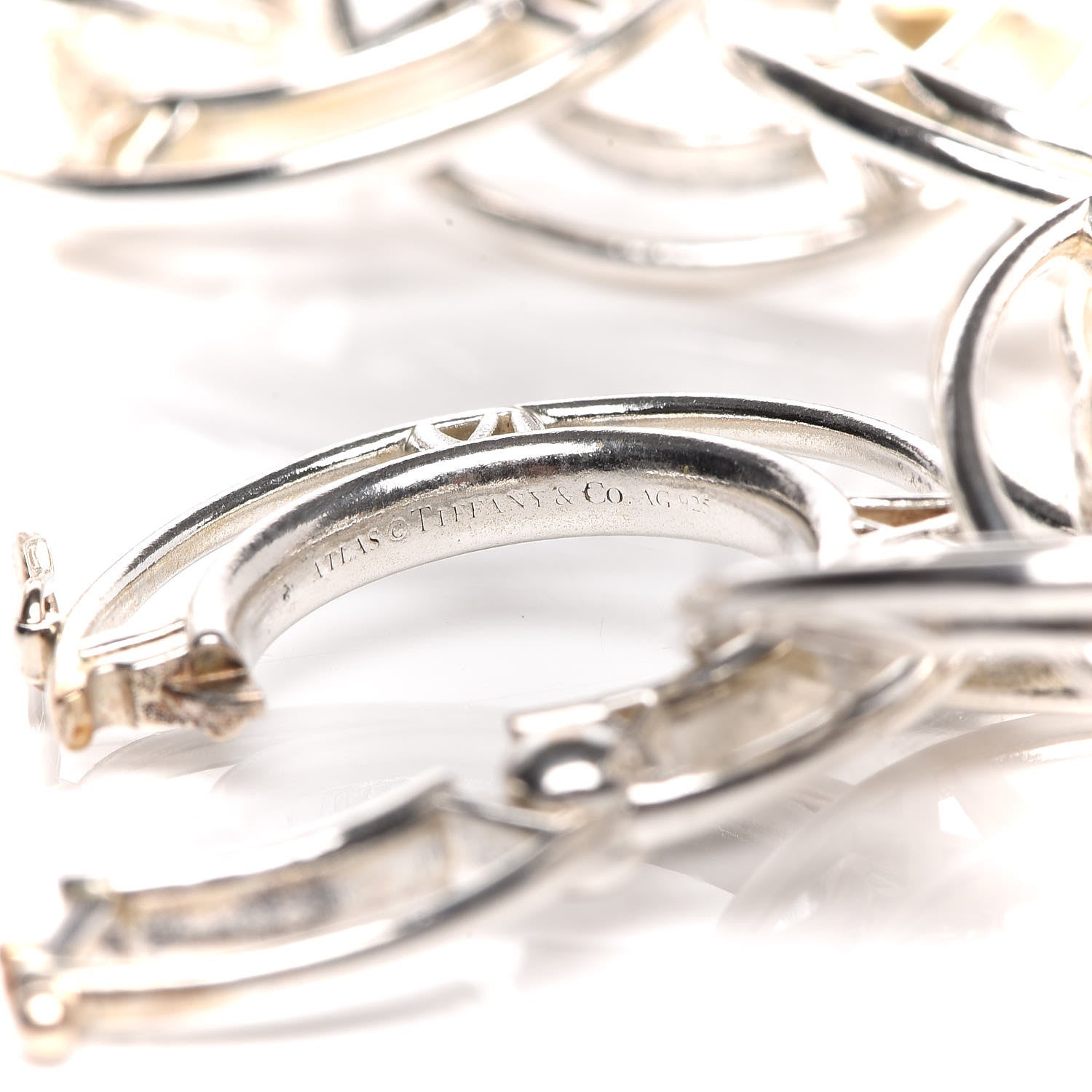 Tiffany Sterling Silver Atlas Link Necklace 5 of 5