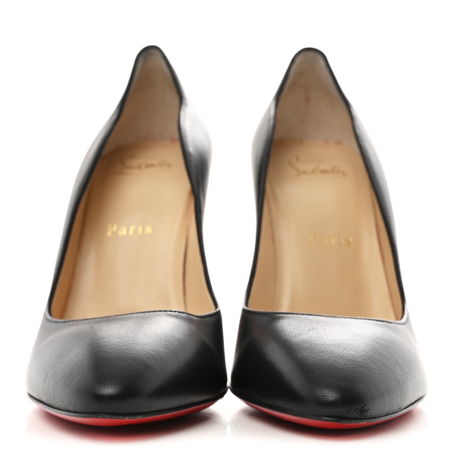 Christian Louboutin Nappa Agneska 100 Platform Pumps 37 Black 3 of 10