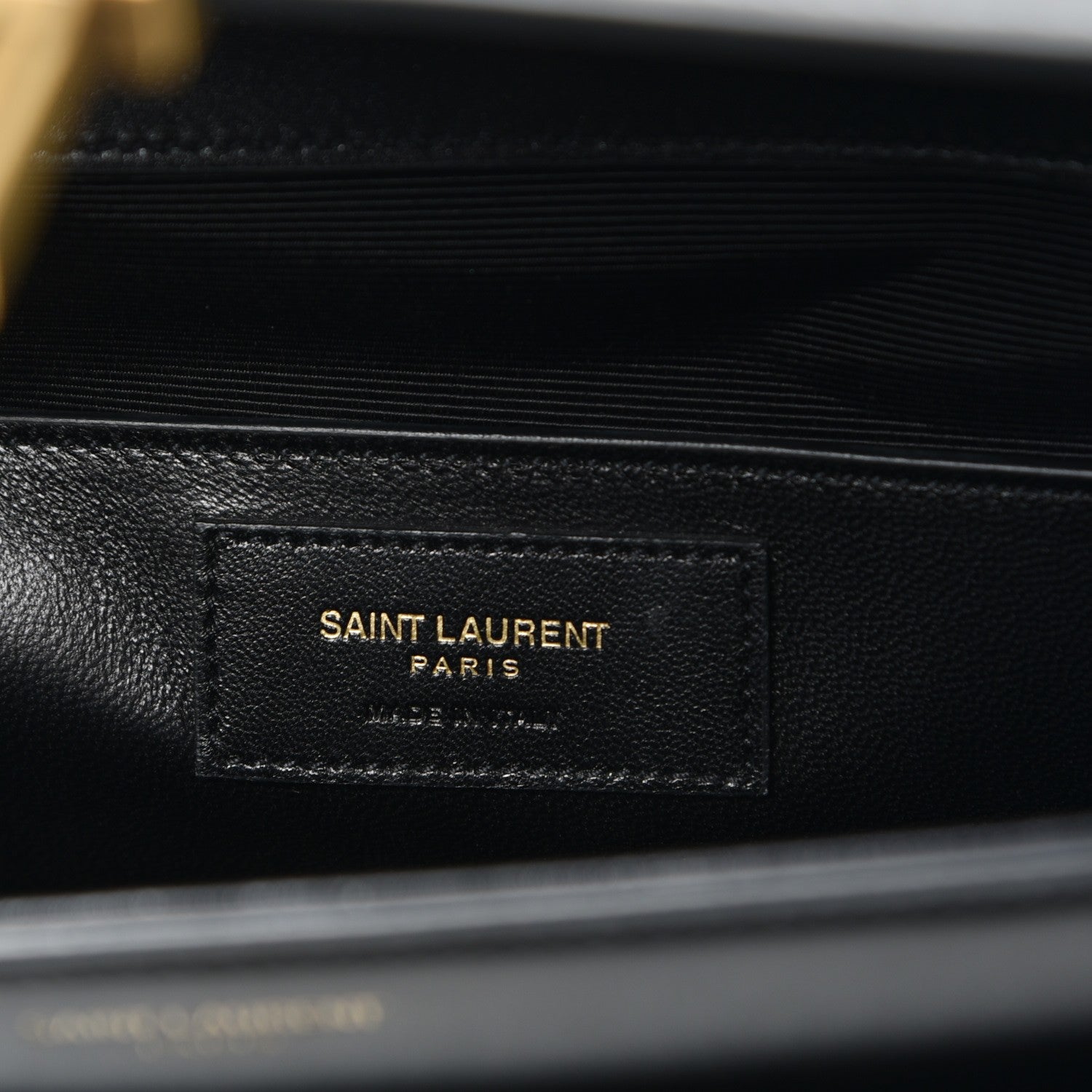 Saint Laurent Smooth Calfskin Large High School Shoulder Bag Black 8 of 9