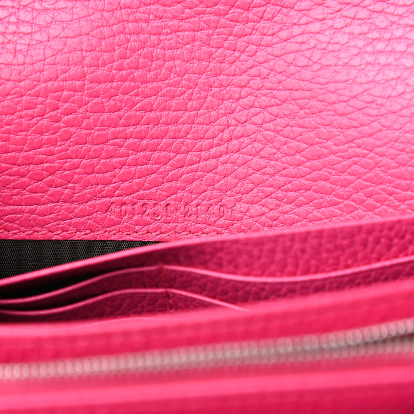 Dollar Calfskin Crystal Mini Dionysus Chain Wallet Box Pink