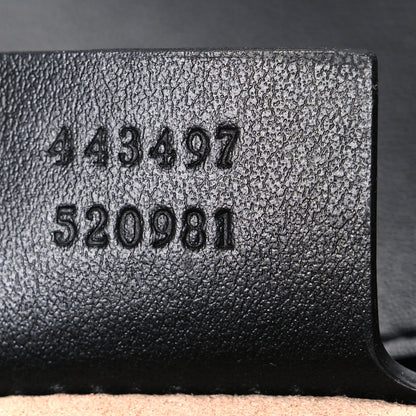 Gucci Calfskin Matelasse Small GG Marmont Shoulder Bag Black 7 of 10