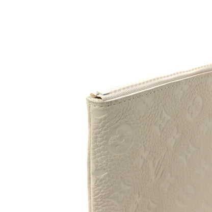 Louis Vuitton Taurillon Monogram Solar Ray A4 Pouch White 8 of 9