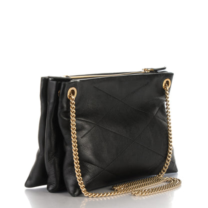 Lanvin Lambskin Quilted Small Sugar Shoulder Bag Black 3 of 7