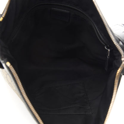 Gucci GG Supreme Monogram Web Messenger Bag Black 5 of 12