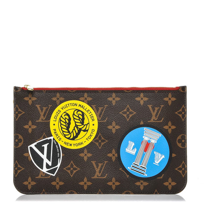Louis Vuitton Monogram World Tour Neverfull MM GM Pochette 1 of 6
