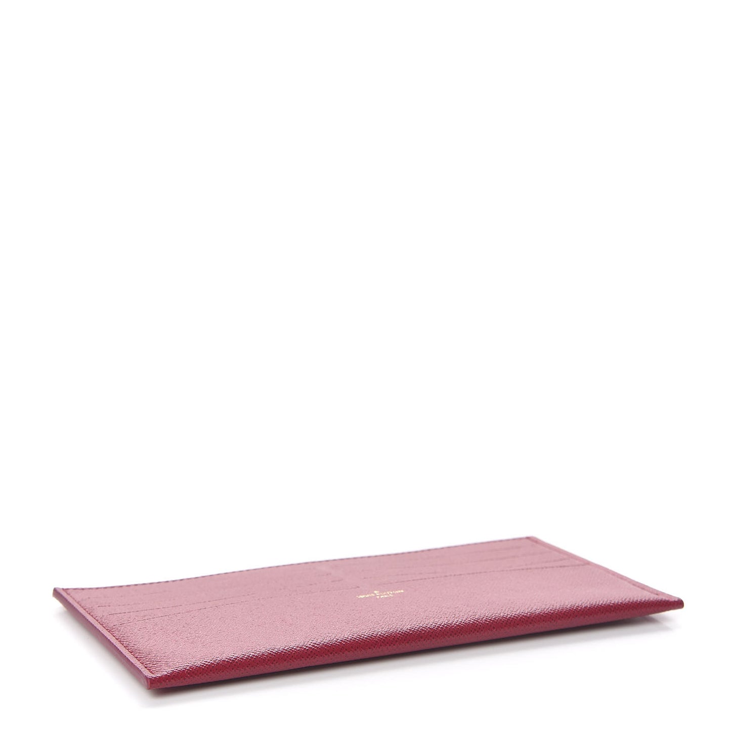 Calfskin Felicie Card Holder Insert Fuchsia