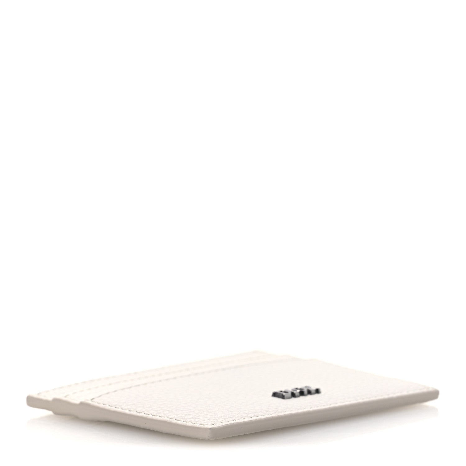Christian Dior Grained Calfskin Logo Card Holder Light Grey 4 of 7