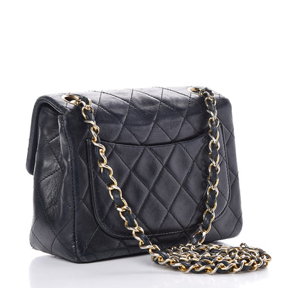 Chanel Lambskin Quilted Mini Square Flap Black 3 of 13