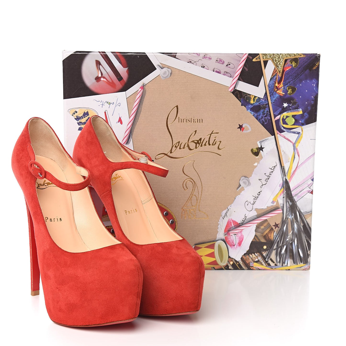 Veau Velours Lady Daf 160 Pumps 38.5 Red